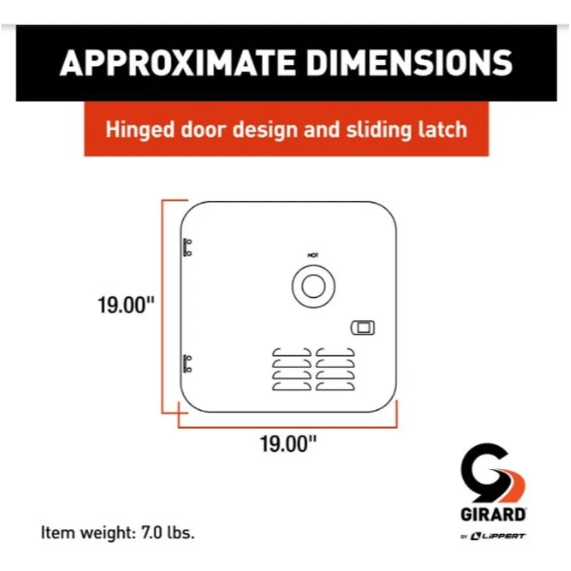 DOOR KIT - LARGE - WHITE 2GWHD